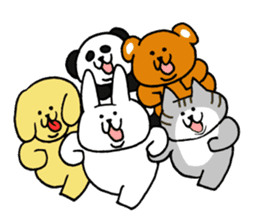 Cute funny animals2 sticker #13826270