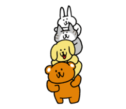 Cute funny animals2 sticker #13826280