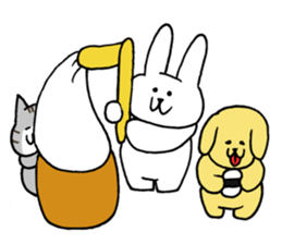 Cute funny animals2 sticker #13826293