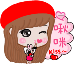 Sweet girl 3 sticker #13826346