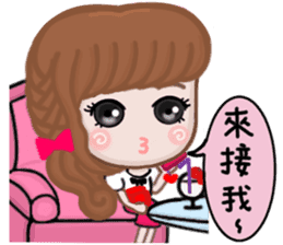 Sweet girl 3 sticker #13826365