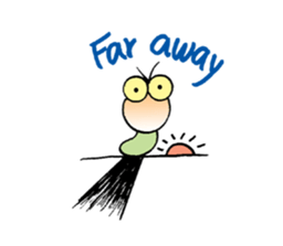 Lovely bug sticker #13826408