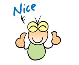 Lovely bug sticker #13826429