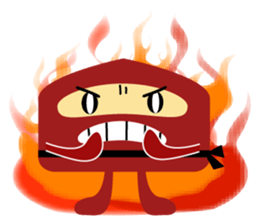 Red Ninja sticker #13826951