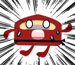 Red Ninja sticker #13826952