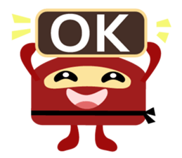 Red Ninja sticker #13826958