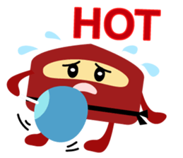 Red Ninja sticker #13826960