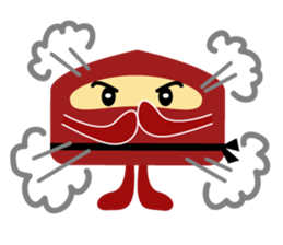 Red Ninja sticker #13826962