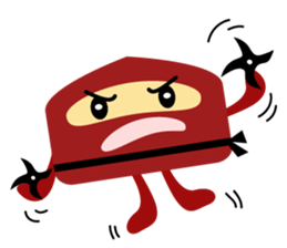 Red Ninja sticker #13826964