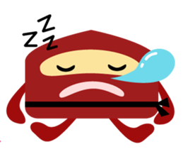 Red Ninja sticker #13826969