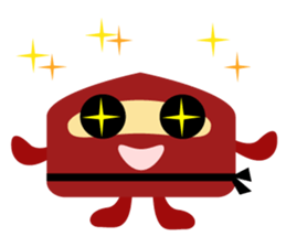 Red Ninja sticker #13826974