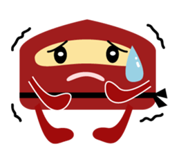 Red Ninja sticker #13826977
