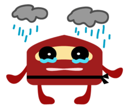 Red Ninja sticker #13826981