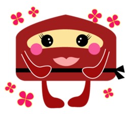 Red Ninja sticker #13826983