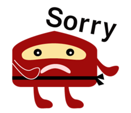 Red Ninja sticker #13826985