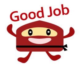 Red Ninja sticker #13826989