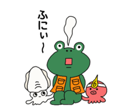 Frog, squid, octopus story sticker #13827153