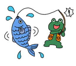 Frog, squid, octopus story sticker #13827182
