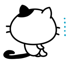 Daily sticker of a small cat sticker #13827325