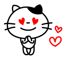 Daily sticker of a small cat sticker #13827330