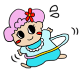 Princess of the koume kingdom. sticker #13827675