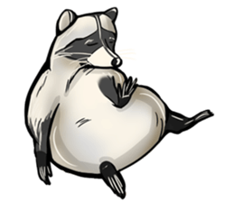 Come on Raccoon! sticker #13827760