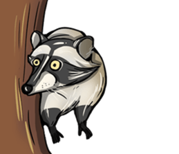 Come on Raccoon! sticker #13827770