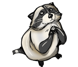 Come on Raccoon! sticker #13827776