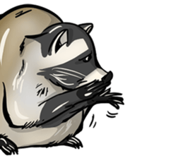 Come on Raccoon! sticker #13827787