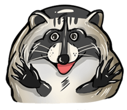 Come on Raccoon! sticker #13827790