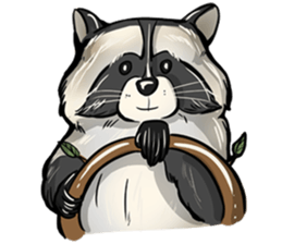 Come on Raccoon! sticker #13827791
