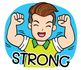 Super Dad I love you sticker #13827879