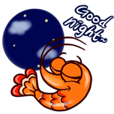 Shrimp "Bori" sticker #13828770