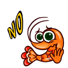 Shrimp "Bori" sticker #13828777