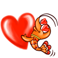 Shrimp "Bori" sticker #13828781