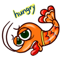 Shrimp "Bori" sticker #13828788