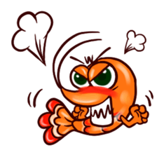 Shrimp "Bori" sticker #13828790