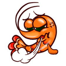 Shrimp "Bori" sticker #13828791