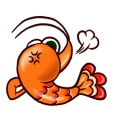 Shrimp "Bori" sticker #13828792