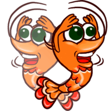 Shrimp "Bori" sticker #13828797