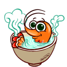 Shrimp "Bori" sticker #13828798