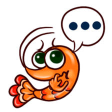 Shrimp "Bori" sticker #13828799