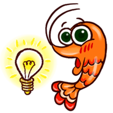 Shrimp "Bori" sticker #13828800