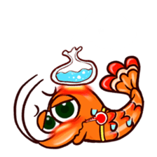 Shrimp "Bori" sticker #13828801