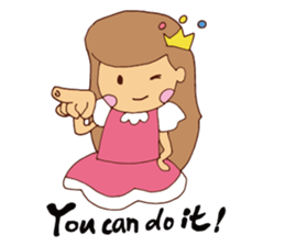 Happiness princess sticker #13828993