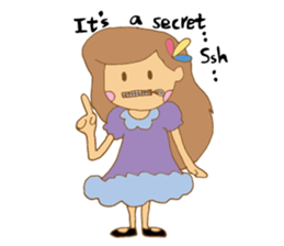 Happiness princess sticker #13828997