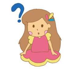 Happiness princess sticker #13829011