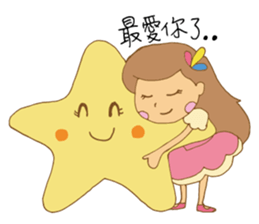 Happiness princess sticker #13829019