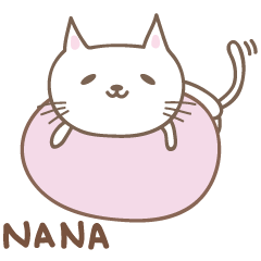 Cute cat sticker for Nana