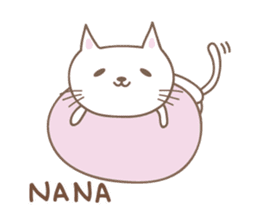 Cute cat sticker for Nana sticker #13829759